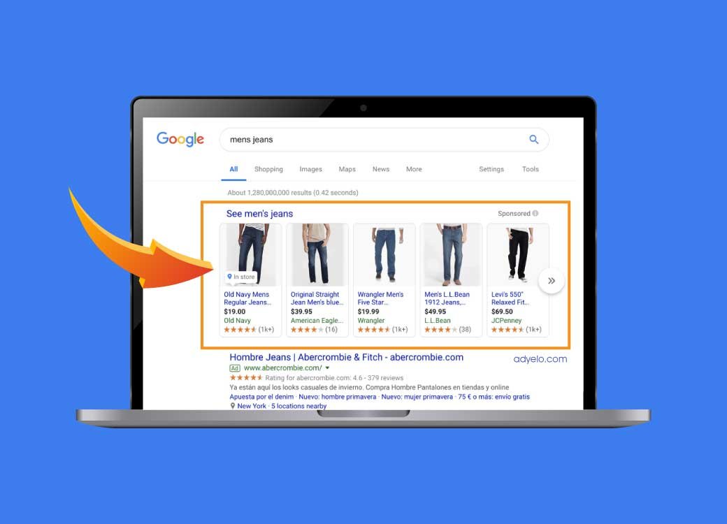 google-shopping-ad-adyelo